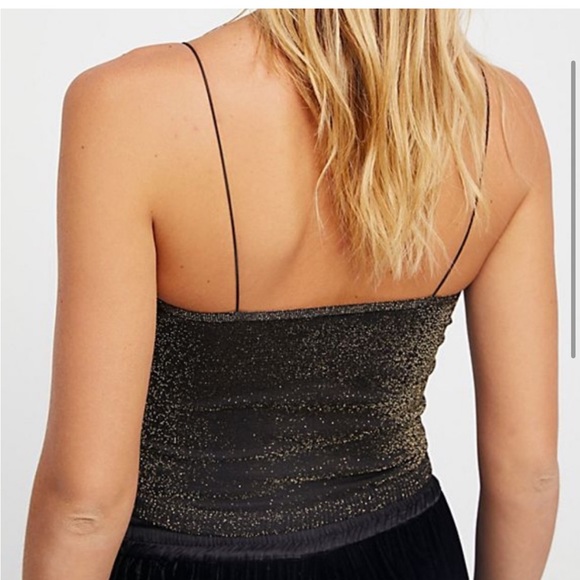 NWOT FP Seamless Skinny Strap Sparkle Brami - Picture 6 of 6